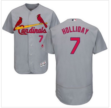 St.Louis Cardinals #7 Matt Holliday Gray 2016 Flexbase Collection Stitched Baseball Jersey DingZhi,We sell and wholesale St.Louis Cardinals #7 Matt Holliday Gray 2016 Flexbase Collection Stitched Baseball Jersey DingZhi on line form chian!